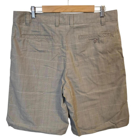 O'NEILL Men’s Green White Plaid Shorts Relaxed Fit Casual Outdoor Summer Size 36 - Picture 2 of 9